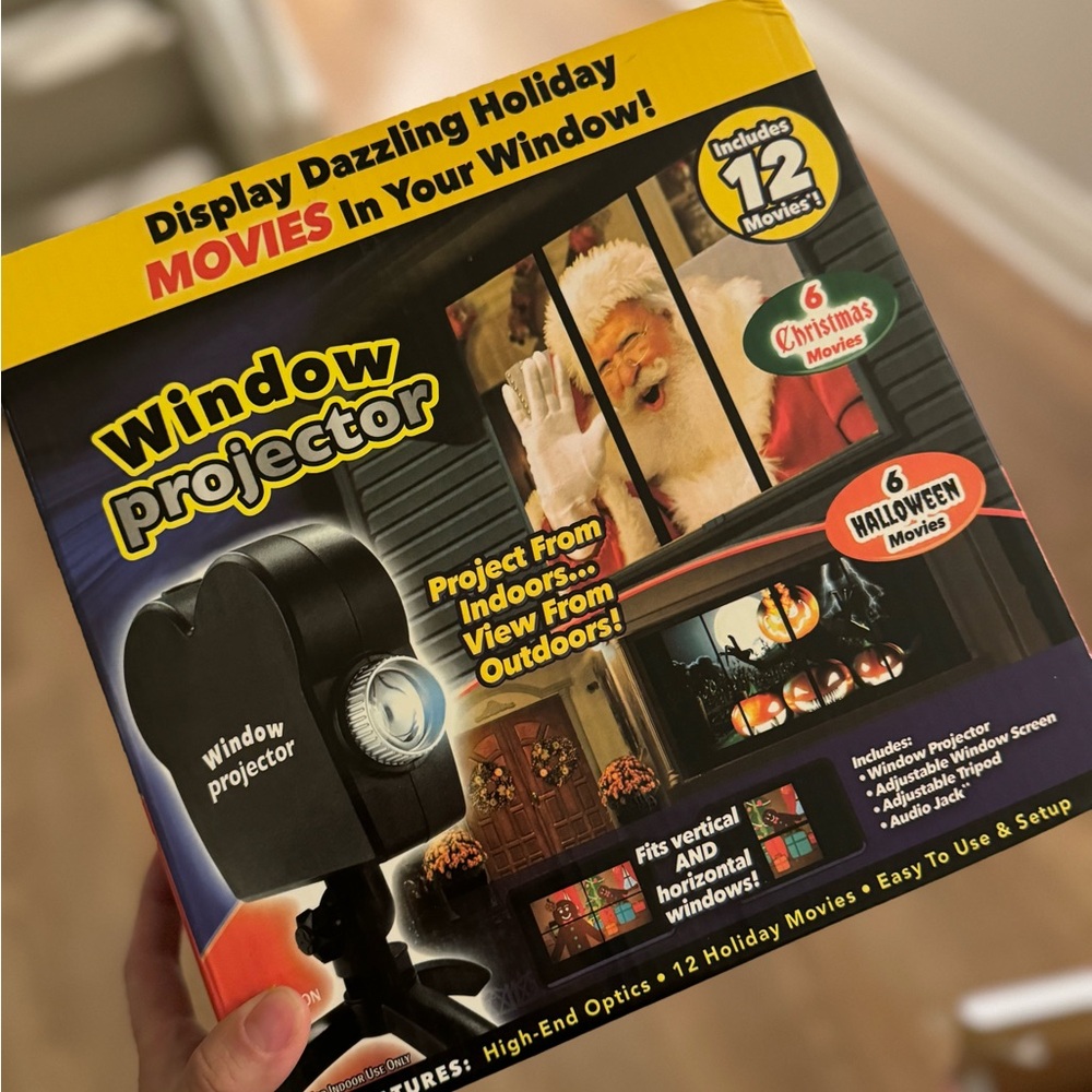 halloween window projector